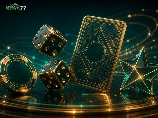 Tampilan permainan online Mustang77 pada perangkat pengguna